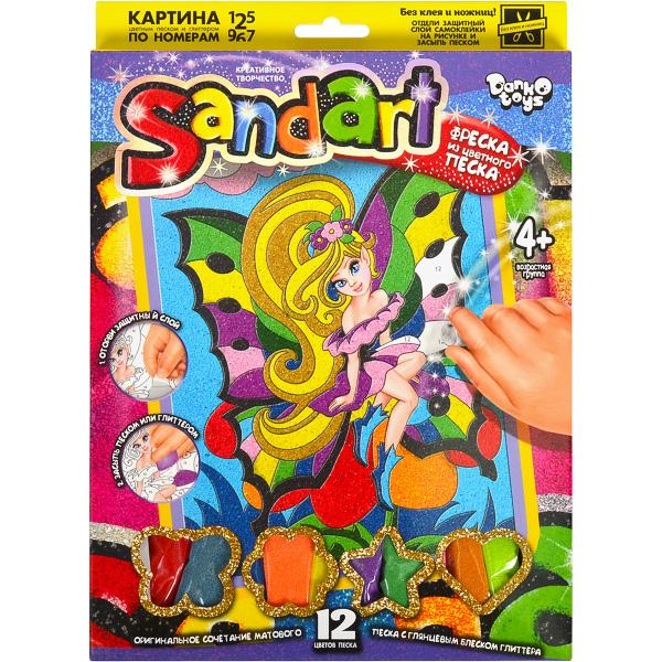 Набор для творчества DankoToys DT SA-02-07 Фреска Sand Art из песка